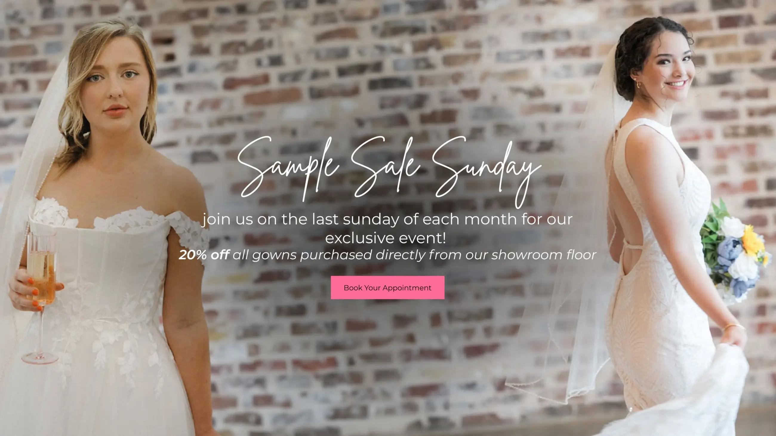 Sample Sale Banner for Desktop